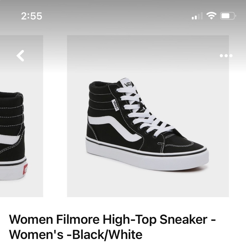 VANS!!! Women’s Filmore high top sneaker
